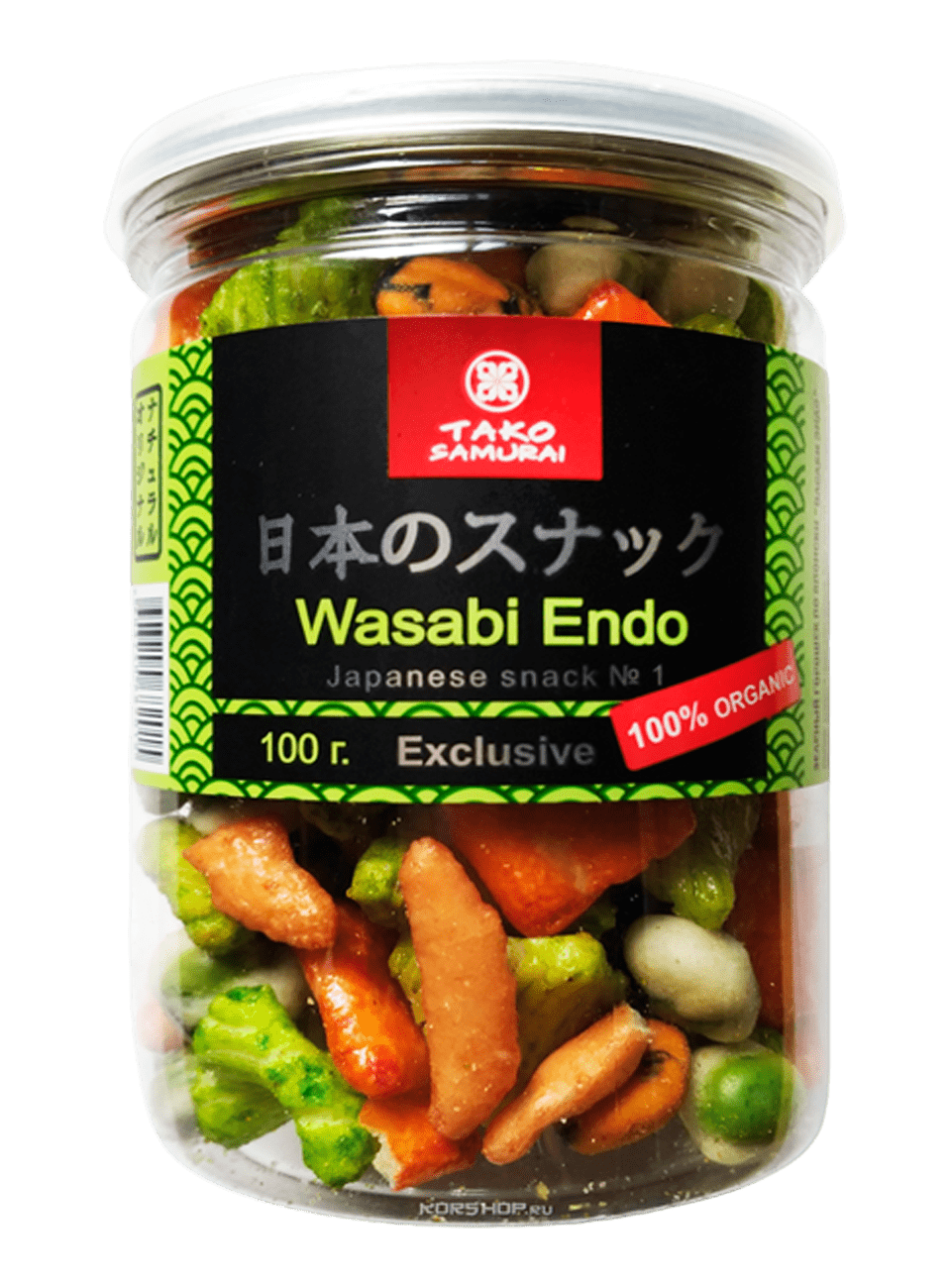 Японский зелёный горошек "Васаби эндо" 100г