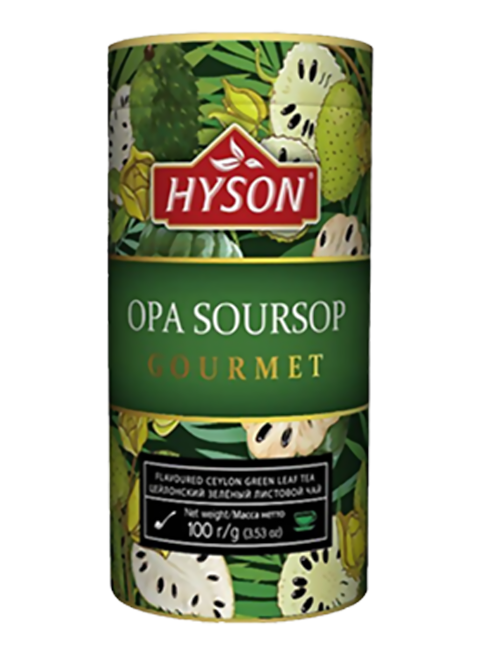 Чай SourSup(Caycen) ПЖ 100г Шри-Ланка зеленый HYOSON (1/50)