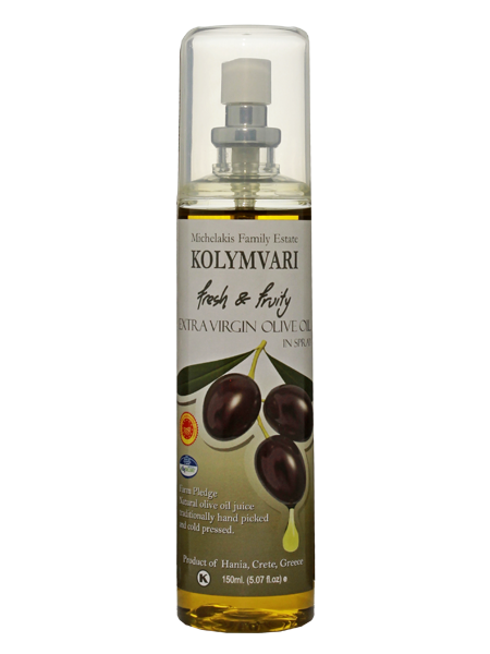 Масло оливковое нерафин.высшего качества Extra Virgin пэт olive oil KOLYMVARI спрей 150мл (12/576)
